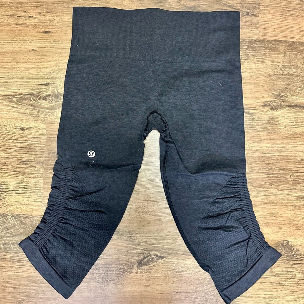 lululemon In The Flow Black Leggings Size 4